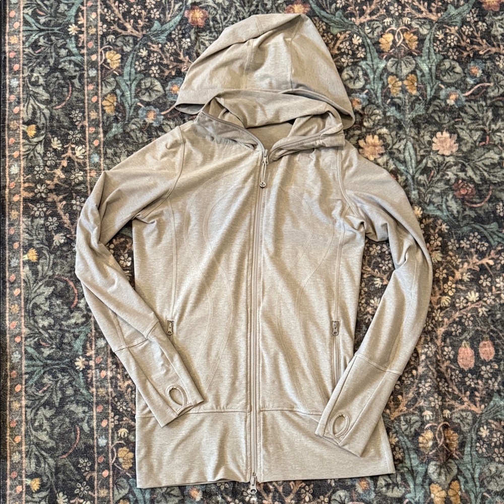 Lululemon Women's Gray Hooded Jacket